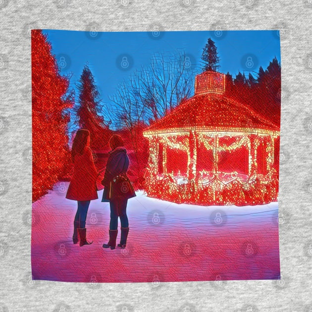 Christmas at a Snowy Day - Girls - Gazebo - Christmas by Fenay-Designs